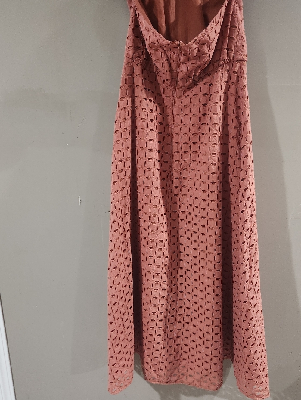 NWT Asos Maxi Summer Dress Pink Halter Top Full Skirt Size 6 - Picture 4 of 7